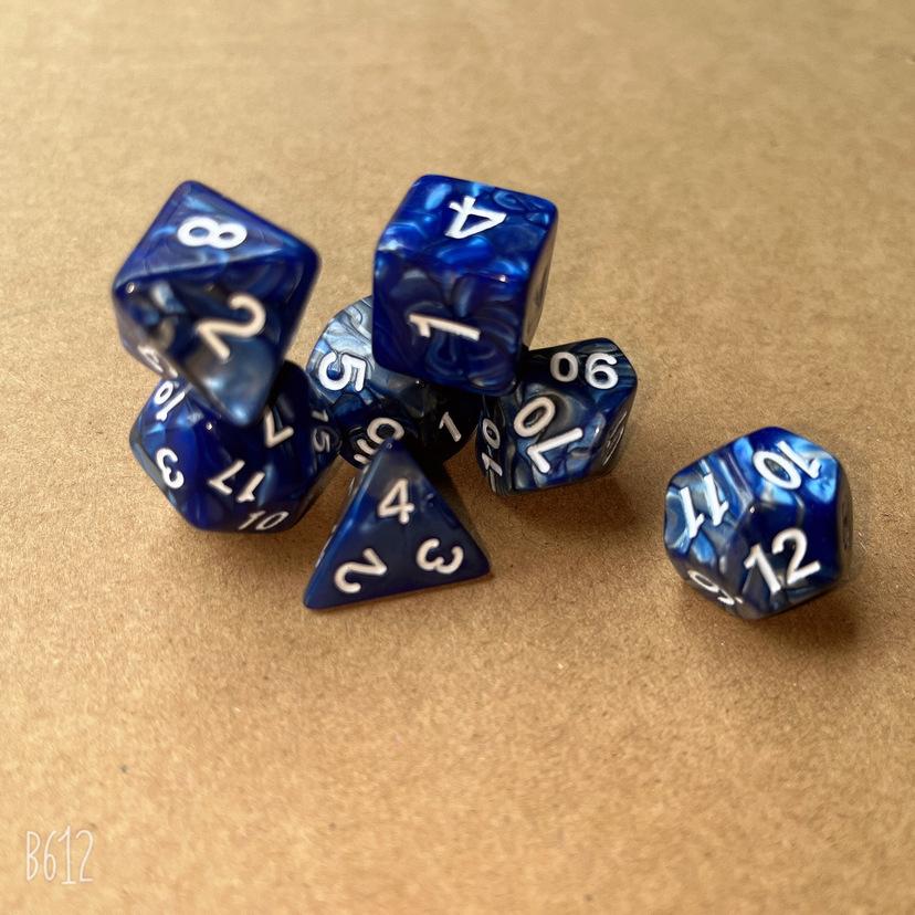 七个一套双色蓝银白油