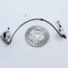 Accesorios de modificación para ATV GY6 Bull Dinosaurio Placa de montaje de pinza de freno de disco hidráulico de freno de mano y pie trasero