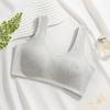 Roupa íntima para meninas para o período de desenvolvimento, Camiseta respirável 100% algodão para alunos do ensino fundamental, Sutiã para meninas do ensino médio, Sutiã de copa cheia para crianças