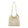 2026 Bolso Nuevo para Mujer Estilo Japonés y Coreano con Lazo y Encaje Bolso de Hombro Gran Capacidad Alto Valor Estudiante Hada Bolso de Lona