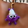 Pequeño Genio de Bolas de Carbón, Popular en Internet, Lindo Bolso, Adorno Colgante, Muñeco de Peluche, Mochila Escolar para Mujer, Llavero para Coche