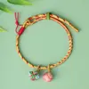 Set de Pulseras Zongzi del Festival del Bote del Dragón, Estilo Étnico Hecho a Mano DIY Festival Unisex Cuerda Colorida Mayoreo