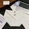 Nuevas bragas de cintura media para mujer, algodón para bebé clase A, entrepierna dulce 100% algodón, calzones de estudiante para chica dulce 100% algodón