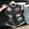 Nuevo Chaleco de Punto Estilo Coreano Otoño/Invierno 2026 Moda Femenina Reductor de Edad Bloque de Color Holgado Sin Mangas Cárdigan Chaleco