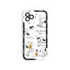Desenho Feliz Desenho Snoopy Maçã 15Promax Capa para Celular Iphone17Pm Silicone Capa Protetora Macia