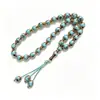 Pulsera de cuentas de oración de Arabia Saudita de 12*14 mm, pulsera con baño de estrellas y luna, pulsera de cuentas Zan, pulsera de Oriente Medio, accesorio para la mano