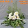Flores Grandes de Chão para Casamento Flores de Seda Flores Decorativas Flores para Palco T Corredor Flores Penduradas Flores de Casamento Fundo de Flores
