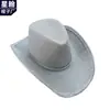 Sombrero de Vaquero Casual para Exteriores Compuesto de Eva Lente con Lentejuelas Fiesta Disco Sombrero para Adultos Europeo y Americano