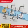Soporte de Pared para Pasamanos de Escalera 304 Acero Inoxidable Sólido Forma de L Soporte Fijo para Barandilla de Escalera