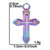 Accesorios Europeos y Americanos de Acero Inoxidable Accesorios Nicho de Lujo Ligero DIY Collar de Acero Inoxidable Vacío Electrochapado en Oro de 18k