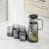 Juego de vasos de vidrio para beber para el hogar sala de estar familia Taza de té Juego de tazas para invitados alta calidad alta apariencia gama alta