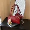 Bolsa Transversal Diamante de Alto Nível para Mulheres, Bolsa de Mão Simples e Fashion, Bolsa Tote de Grande Capacidade para Deslocamento, Bolsa Travesseiro