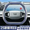 Adequado para Capa de Volante Geely Galaxy E8 2025, Especial para Versão Smart Driving, Capa Decorativa Ultra-Fina para Maçaneta Interna do Carro