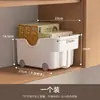 Caja de Almacenamiento para Gabinete Alto con Ruedas y Asa Cocina Lugar Alto Gabinete de Pared Armario Juguetes Gabinete de Condimentos Almacenamiento Caja de Almacenamiento