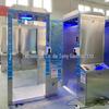 Porta de desinfecção inteligente multifuncional instalação rápida medição de temperatura corporal móvel atomização máquina de desinfecção aço inoxidável prevenção de epidemias Canal