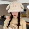 Nuevo Gorro de Punto Cálido con Forro de Forro Polar para Protección de Orejas Otoño e Invierno Coreano Dulce y Lindo Conejo con Orejas de Felpa Gorro de Pescador