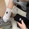 Calcetines de punto de lunares para perro y gato de primavera y verano, jacquard lindo para cachorro y gato, calcetines de tubo para mujer, versátiles, transpirables, blancos