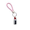 Llavero de cuerda trenzada creativo de la serie Amazon Red, accesorios para llavero, llavero de cuerda de cuero trenzado con dibujos animados