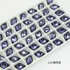 Diamante para Uñas con Forma de Caracola y Base Puntiaguda Dongzhou, Diamante para Uñas Flash con Forma Especial, Diamante Pegajoso para Uñas, Venta al por Mayor