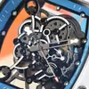 Suministros del Fabricante Nuevo Reloj Hueco Personalizado de Cabeza de Tigre Cerámica Aceite Movimiento Mecánico Unisex