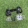 Gancho de Barra Transversal para Patinete Elétrico de Entrega Fileira, Gancho de Expansão Montado na Frente para Motocicleta Elétrica, Acessórios de Suporte de Bagageiro Anti-Vazamento para Entrega