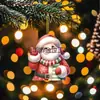 Venta Caliente Transfronteriza Artesanía Plana Acrílica Colgante Escena Decoración Árbol de Navidad Colgante