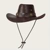 Chapéu de Sol Protetor Solar Chapéu de Cowboy Ocidental Moda Americano Xizang Montanhismo Ao Ar Livre Chapéu Retrô Viagem Masculino e Feminino Quatro Estações