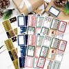 Navidad Autoadhesivo Etiqueta de Regalo Adhesivo Navidad Vacaciones Cumpleaños Boda Decoración de Vacaciones Etiqueta de Regalo