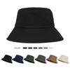 Sombrero de Pescador Negro Sombrero de Verano de Moda para Hombre Circunferencia de Cabeza Grande Sombrero de Sol Japonés con Protección Solar Sombrero de Sol para Hombre de Doble Cara Delgado