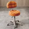 Taburete de Belleza, Taburete Giratorio Ajustable para Salón de Belleza, Taburete de Peluquería, Taburete Redondo para Barbería, Silla Redonda para Maquillaje en Casa