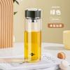 Copo de Vidro de Camada Dupla Mingxia Simples de Borossilicato Alto Espessado para Chá Copo de Bebida Portátil Doméstico para Homens Venda por Atacado Personalização