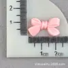 Estuche para Teléfono Móvil de Pajarita Caja de Almacenamiento de Accesorios Material Brillante de Pajarita DIY Accesorios de Resina Material de Parche de Pegamento de Crema