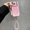 Adecuado para Apple para Transformar Instantáneamente en 18Promax, Pulseras de Color Sólido con Purpurina Estilo Japonés y Coreano, Personalización de Fundas Suaves y Duras para Teléfono iPhone Xiaomi