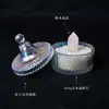 Cuenco desmagnetizador de cristal natural, piedra en bruto de cristal blanco, pulsera de piedra triturada, pulsera, piedra de purificación y desmagnetización, recipiente para guardar joyas