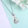 Gota de Agua Personalidad Creativa Exquisito Brillante Colgante de Gato Collar Elegante Moda Versátil Nuevo Regalo Conmemorativo Collar