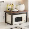 Estante de Almacenamiento de Cocina Estante de Almacenamiento de Múltiples Niveles Encimera Multifuncional Estante de Almacenamiento para Microondas y Olla Arrocera de Cocina