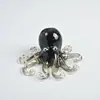 Grava de Cristal Natural Pegamento Pulpo Pulpo Calamar Escritorio Mesa Oficina Manualidades Adornos Exquisitos