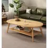 Mesa de Centro, Mesa de Té, Sala de Estar para Apartamento Pequeño Moderno, Dormitorio, Casa de Renta Sencilla, Mesa Lateral Nueva Sencilla para Sofá