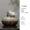 Ornamentos de cerâmica com água corrente circulando para mesa de escritório mesa de chá decorações de abertura de fortuna fonte chinesa dispositivo de água corrente cem fortunas