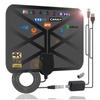 Antena HDTV de Alta Ganancia 4K 1080P Antena de TV Digital HDTV Antena de TV Interior Activa