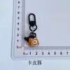 Chaveiro Gatinho Fofo de Café Pingente de Contas Desenho Gato Preto Decoração de Mochila de Estudante Pequeno Presente Atacado