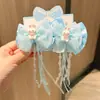 Nuevos Accesorios para el Cabello de Verano Estilo Vintage, Pinzas para el Cabello de Cinta de Princesa Hanfu con Lazo de Dibujos Animados, Adornos para el Cabello de Niños, Suministro al por Mayor