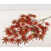 Folhas de Bordo Realistas com Textura Semelhante a Filme para Arranjos Florais de Jardim e Internos, Paisagismo com Galhos e Decoração de Outono