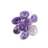 Pedras Naturais de Sete Tipos de Cristal Lapidadas, 15-20mm, Peças Grandes para Paisagismo de Aquário, Cristal Ametista Atacado