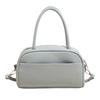 Bolsa Travesseiro Portátil de Textura Cor Pura Nicho Estilo Coreano Novo de Primavera e Verão Estilo Commuter da Moda Versátil Casual Transversal Bolsa Feminina