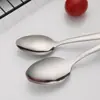 Conjunto de Talheres de 12 Peças (Faca, Garfo e Colher), Conjunto de Colheres de Aço Inoxidável de 24 Peças, Colheres de Jantar Polidas, Transfronteiriço, Imposto Incluído, Personalizável