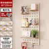Nuevo producto personalizable con estante de almacenamiento de madera maciza empotrado en la pared, separador de entrada, almacenamiento decorativo y tablero para colgar en la pared.