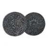 Moneda Sol y Luna Retro Europeo y Americano Vagabundo Cobre Antiguo Plata Vieja Moneda Conmemorativa Moneda Calavera en Relieve Colección Moneda Conmemorativa Medalla Conmemorativa