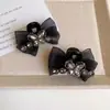Acessórios de Cabelo Rede Facial Borboleta AB Elegante Avançada Franja de Furadeira AB Presilha Lateral Presilha para Cabelos Quebrados