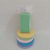 Bolsa transparente de PVA Caiwei, compresa limpiadora facial de alta calidad, 12 unidades, desmaquillante portátil de algodón para salón de belleza.